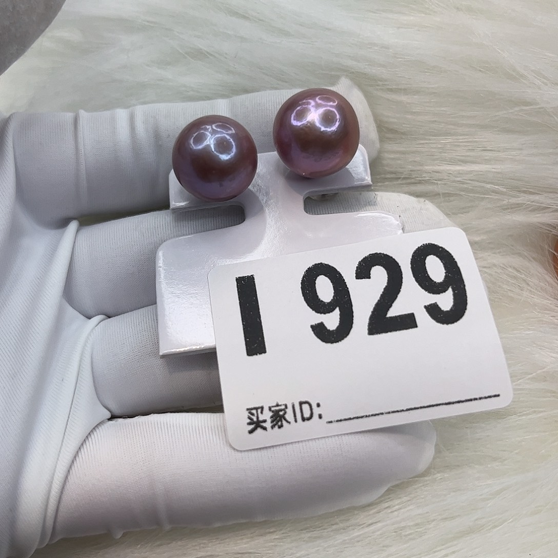 银S925镶嵌淡水珍珠耳饰