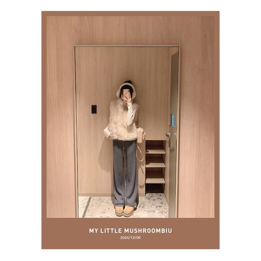 口碑王升级!!土耳其绒加厚针织裤 / 进口机一体绒工艺