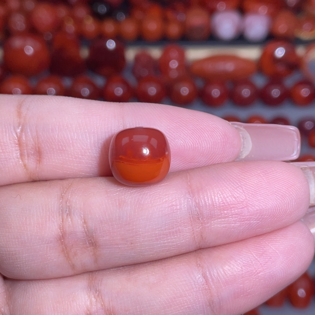 南红玛瑙未镶嵌瓦西老型卡11.8