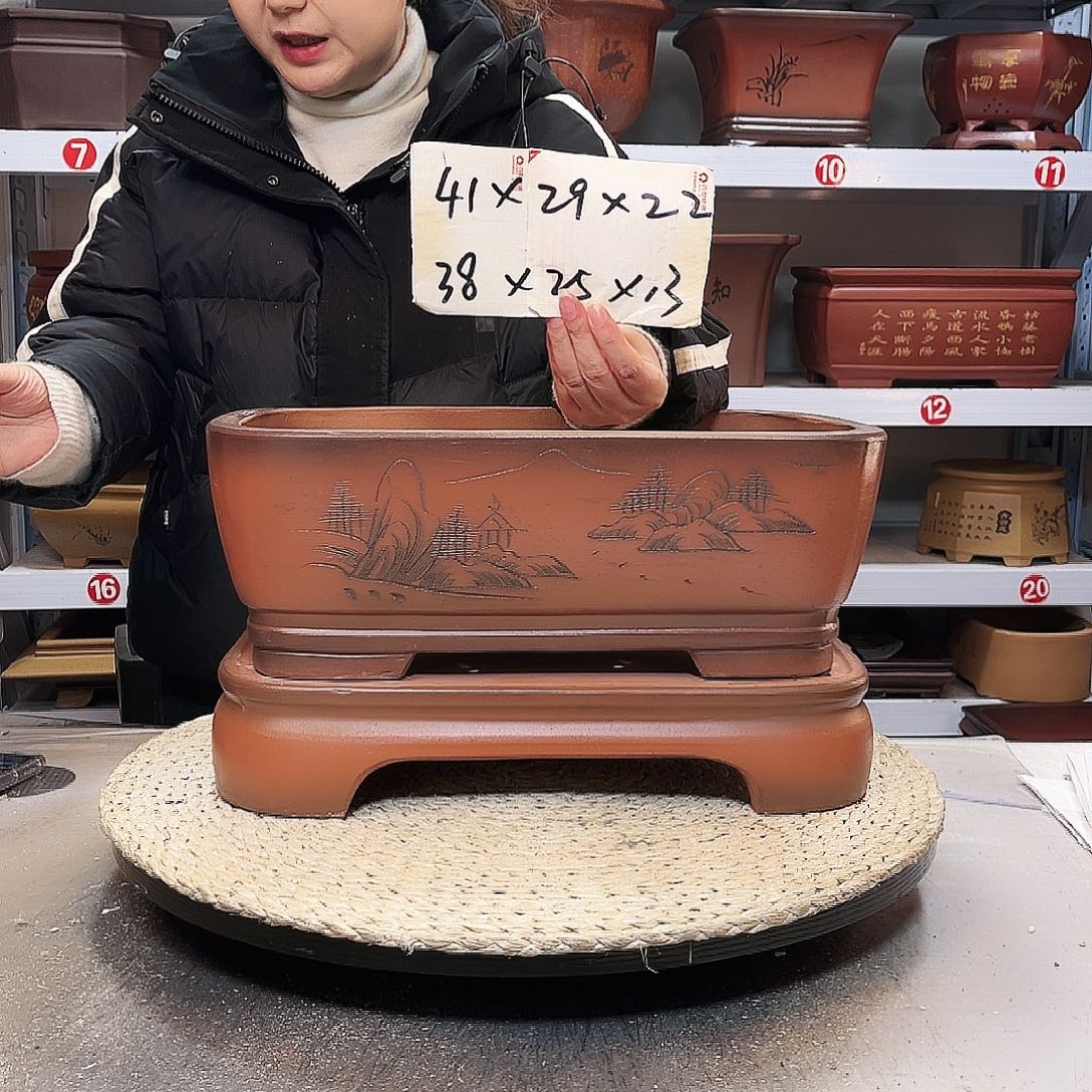 紫砂花盆紫砂花盆
