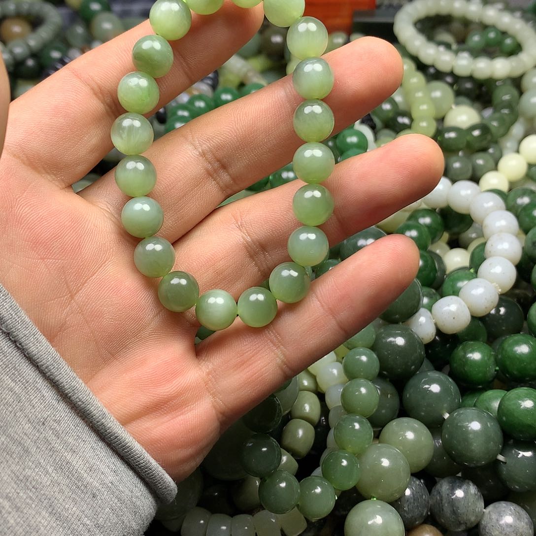 和田玉手链未镶嵌