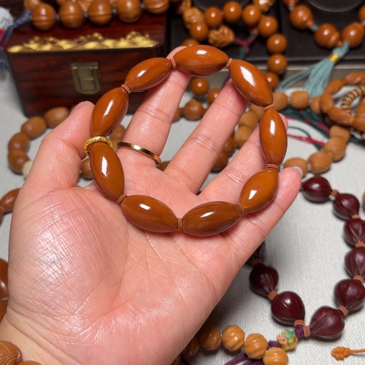 手串/手链橄榄核1.3光珠鸽子蛋