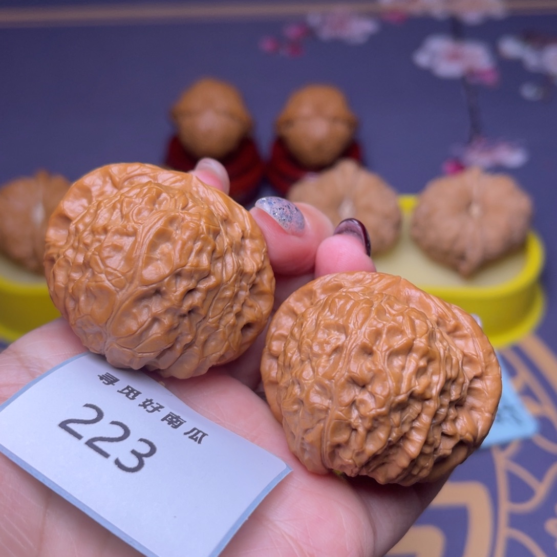 把件文玩核桃南瓜43 223