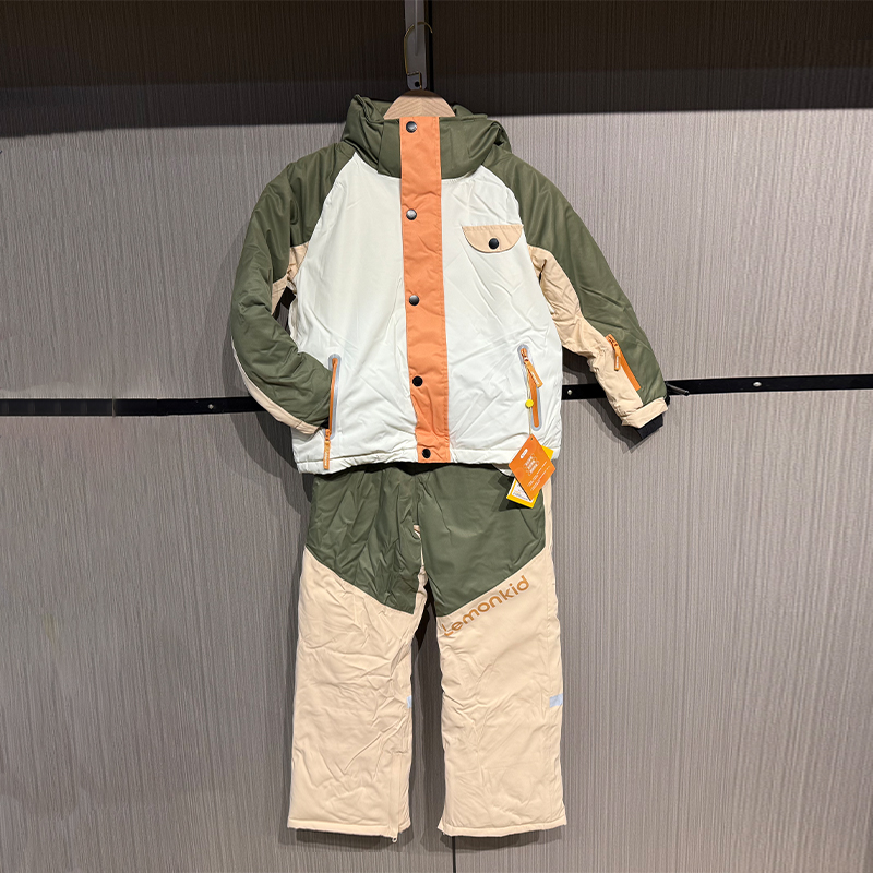 防风防水可拆卸冬季儿童滑雪服