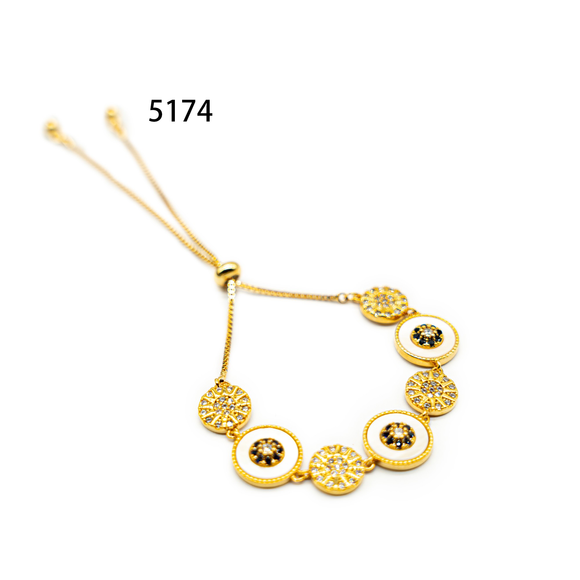 铜合金手链 轻奢设计师手链~5174