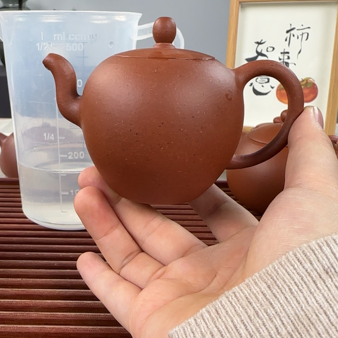 紫砂茶壶菩**头微瑕美人肩