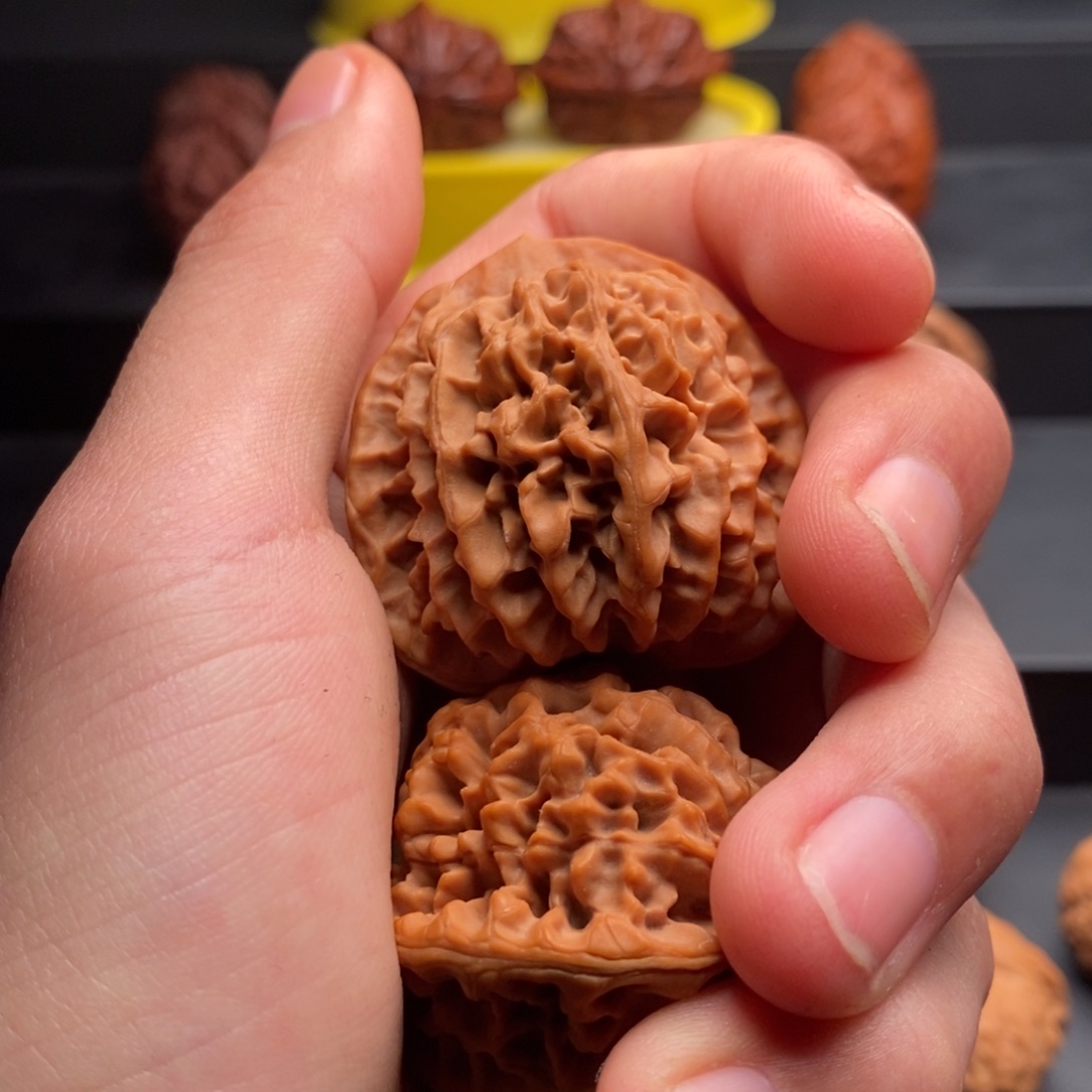 把件文玩核桃张**爪秦闷40