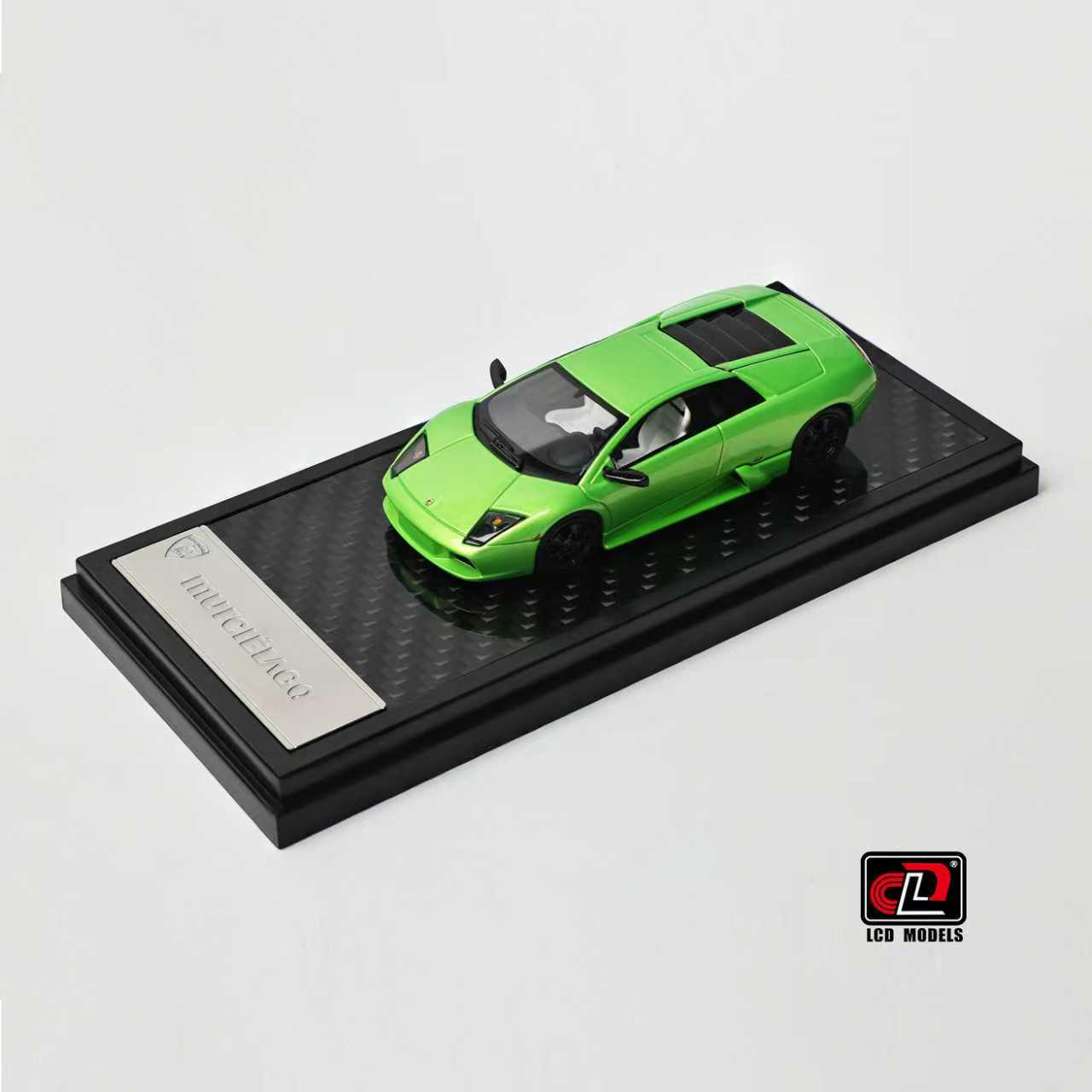 LCD 1:64兰博基尼Murcielago初代蝙蝠红绿黑色汽车模型可开后盖