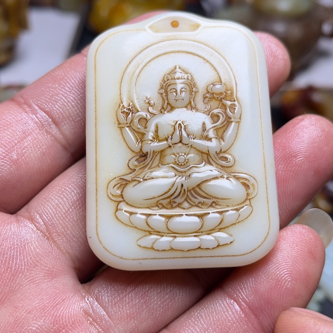 和田玉挂件未镶嵌