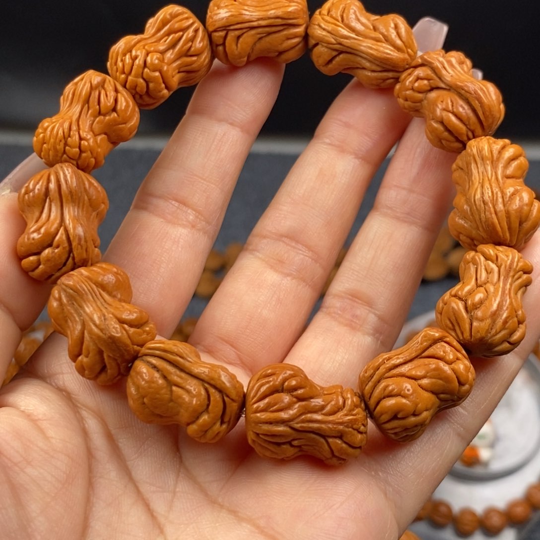 桃核手串6号野生花生