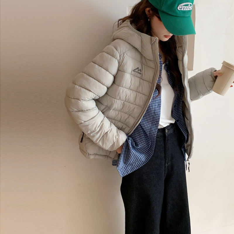新款秋冬短款女外套速干薄款保暖韩版轻薄棉服百搭学生情侣小棉袄
