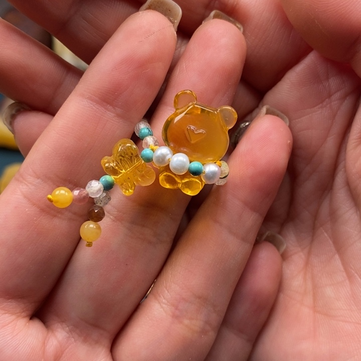 *****定制琥珀未镶嵌蜜蜡