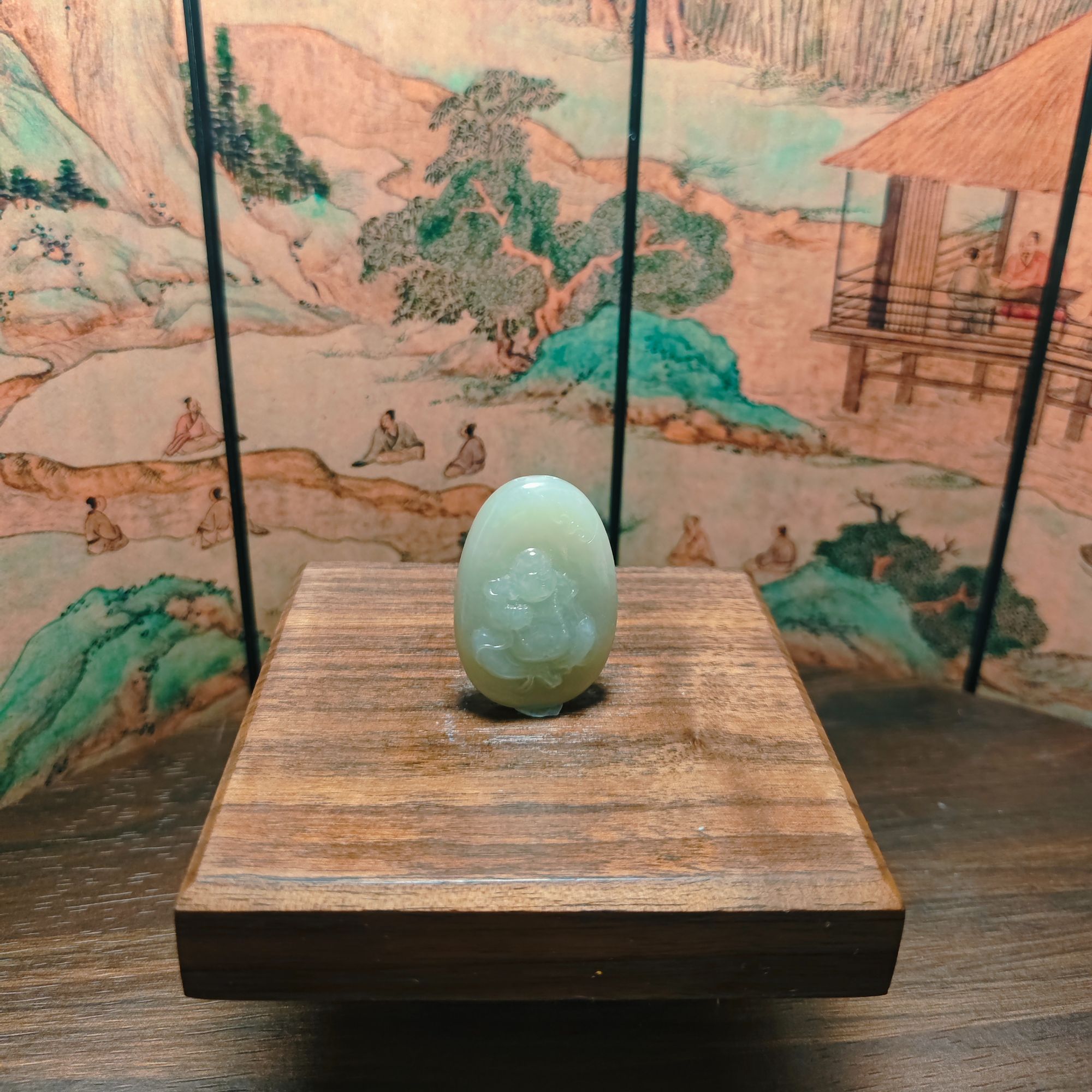 E和田玉佛公吊坠0436