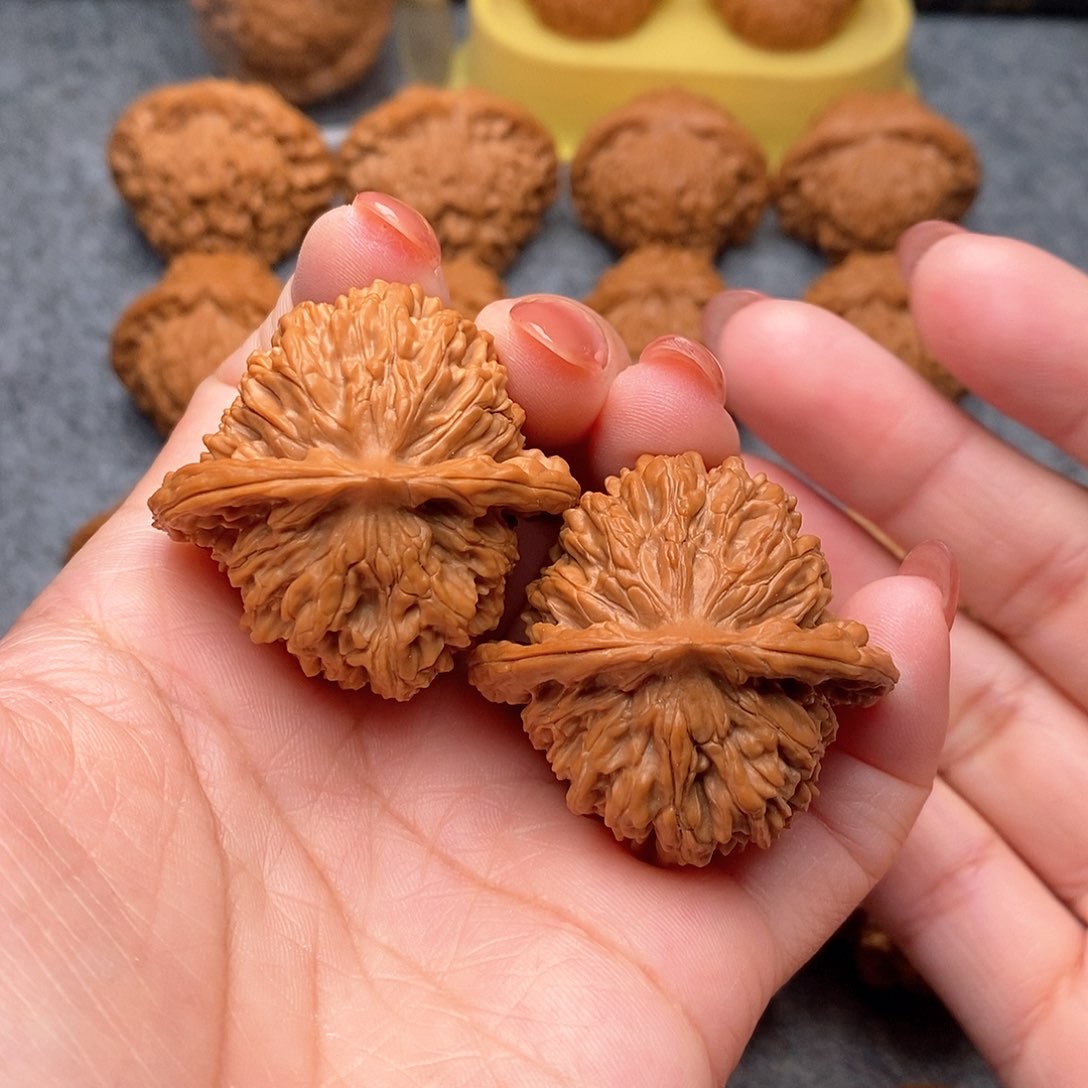 文玩核桃把件精品四座楼42全品