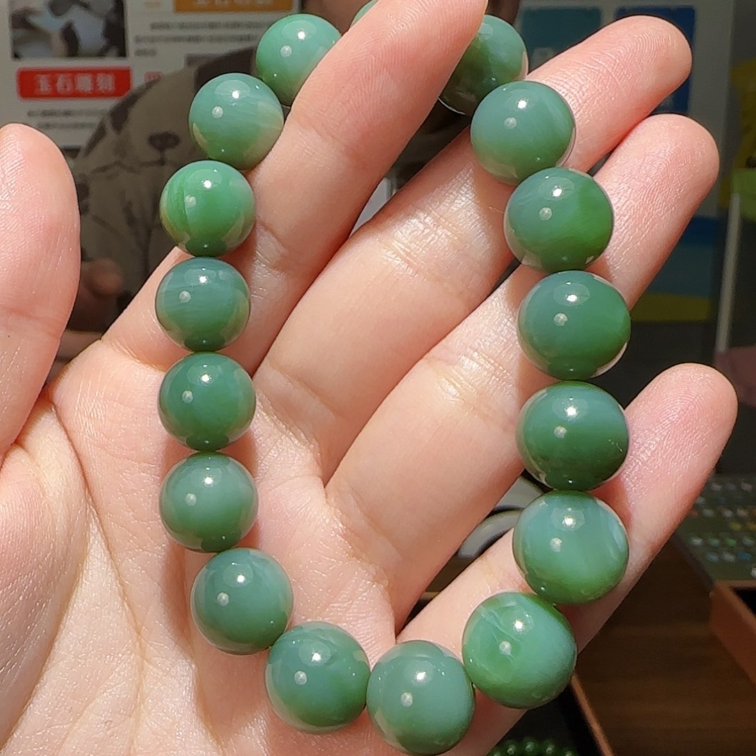 和田玉未镶嵌手链