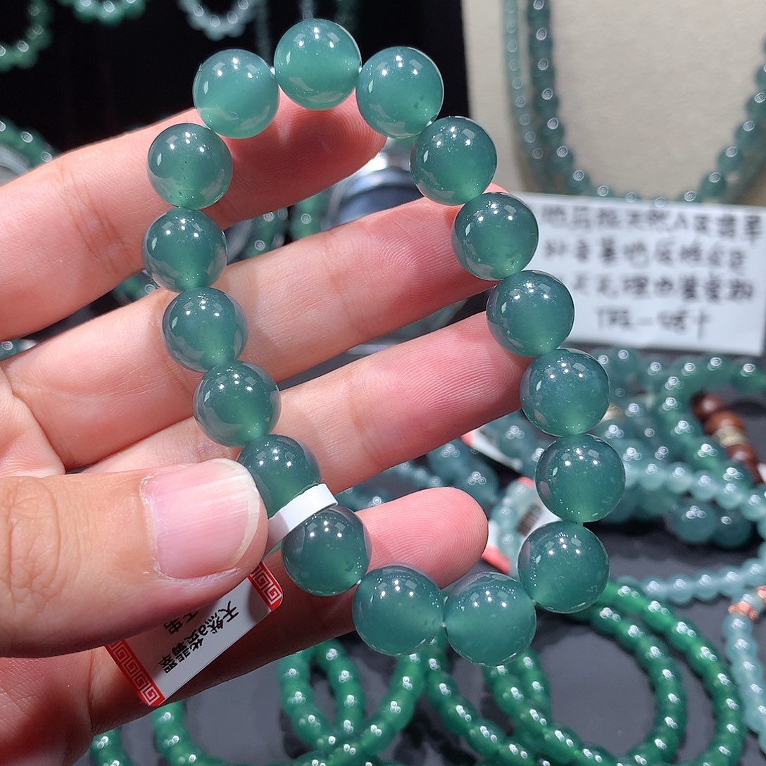 未镶嵌手串翡翠正品纯天然A货翡翠手串12