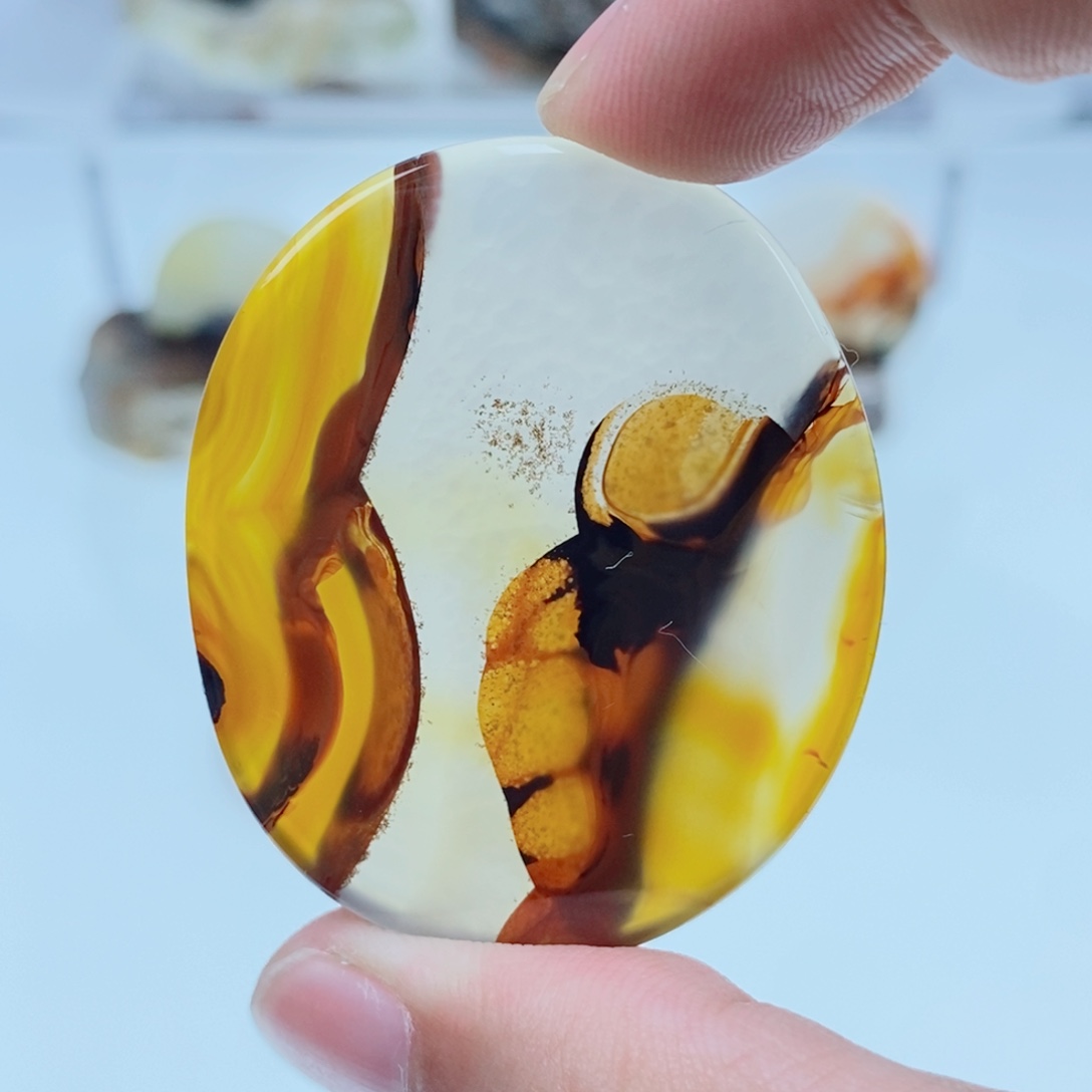 玛瑙/玉髓未镶嵌珠宝半成品