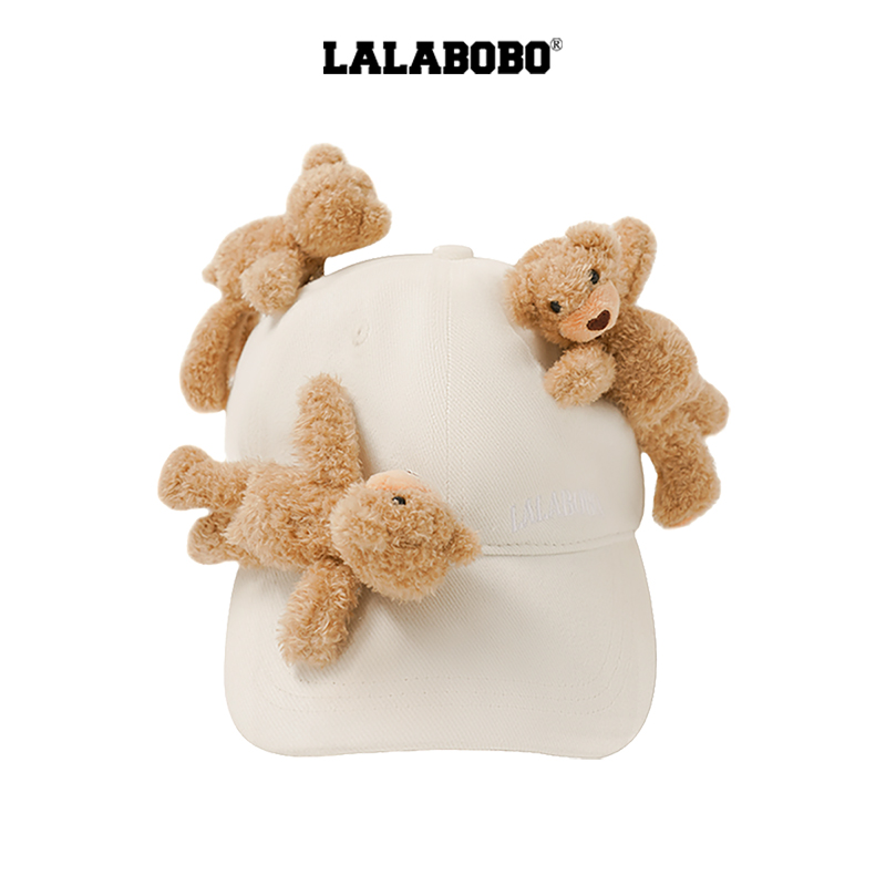 LALABOBO25年春新款小熊可爱风棒球帽LBEA-WQLM11