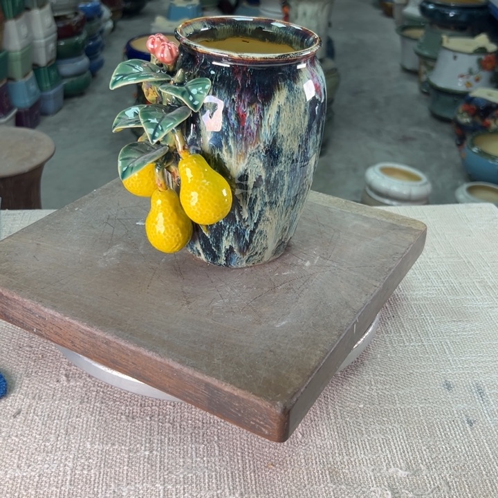 泳坤堂石湾盆陶瓷