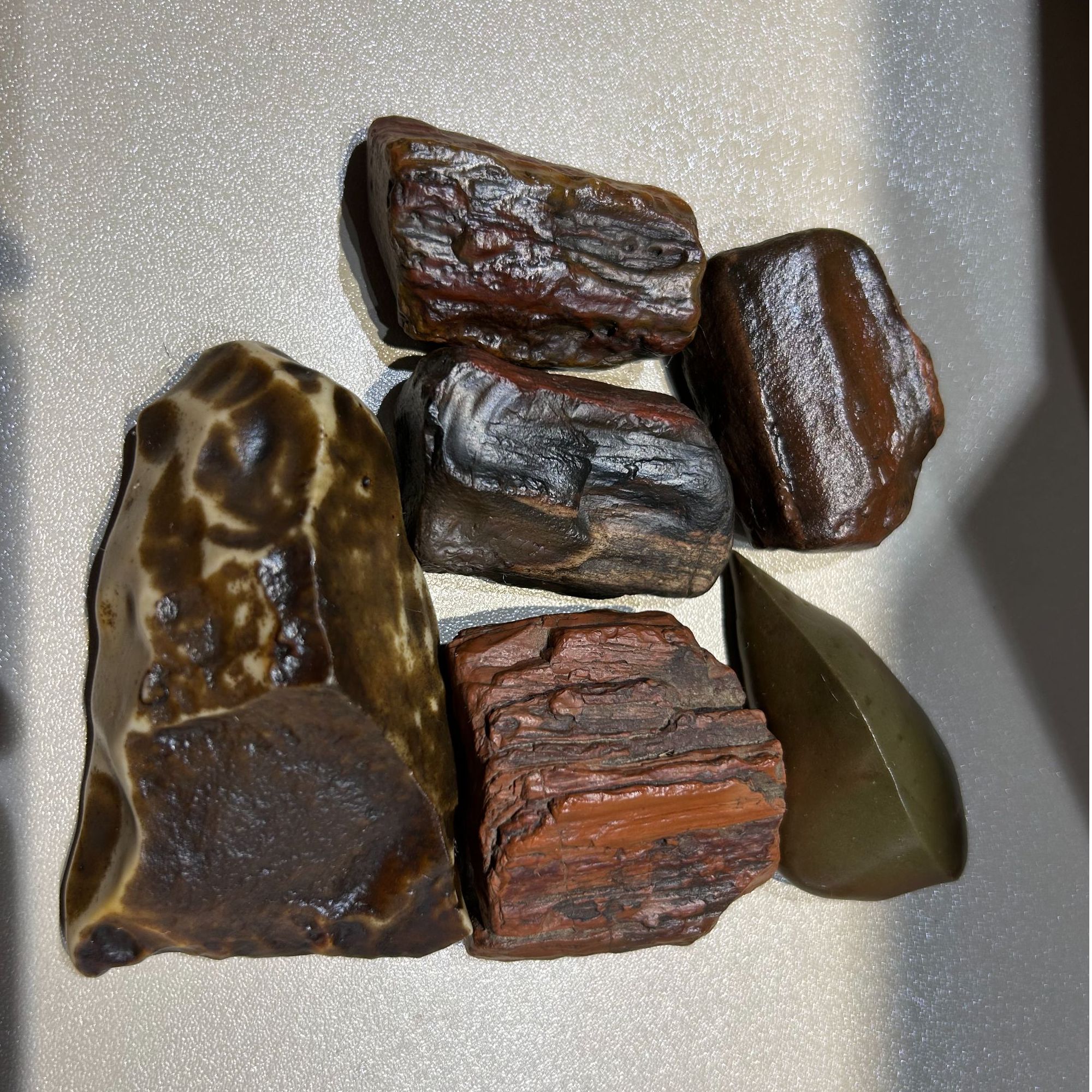 直播间链接，新疆戈壁奇石摆件，随机发货。