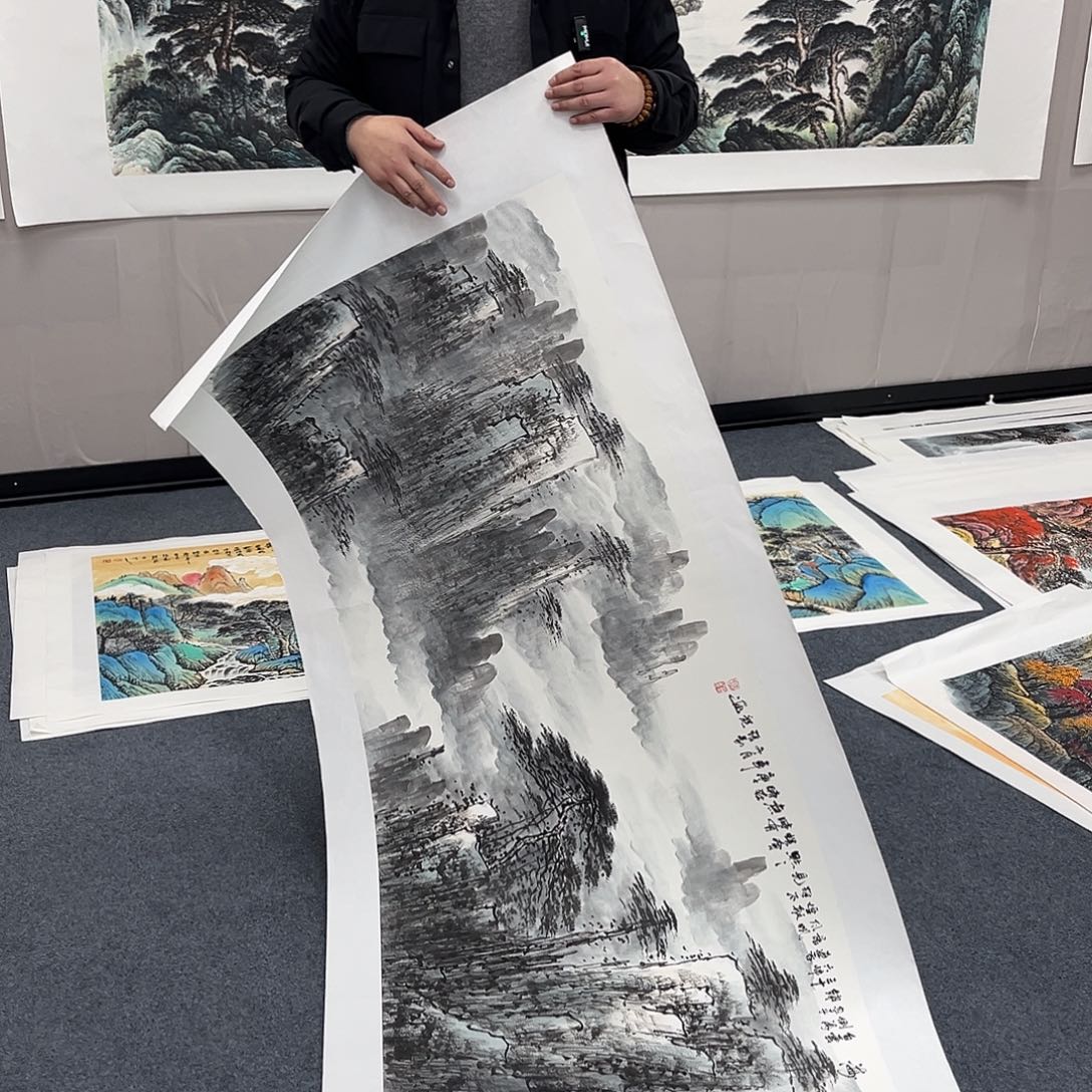 国画宣纸国画作品纯手绘