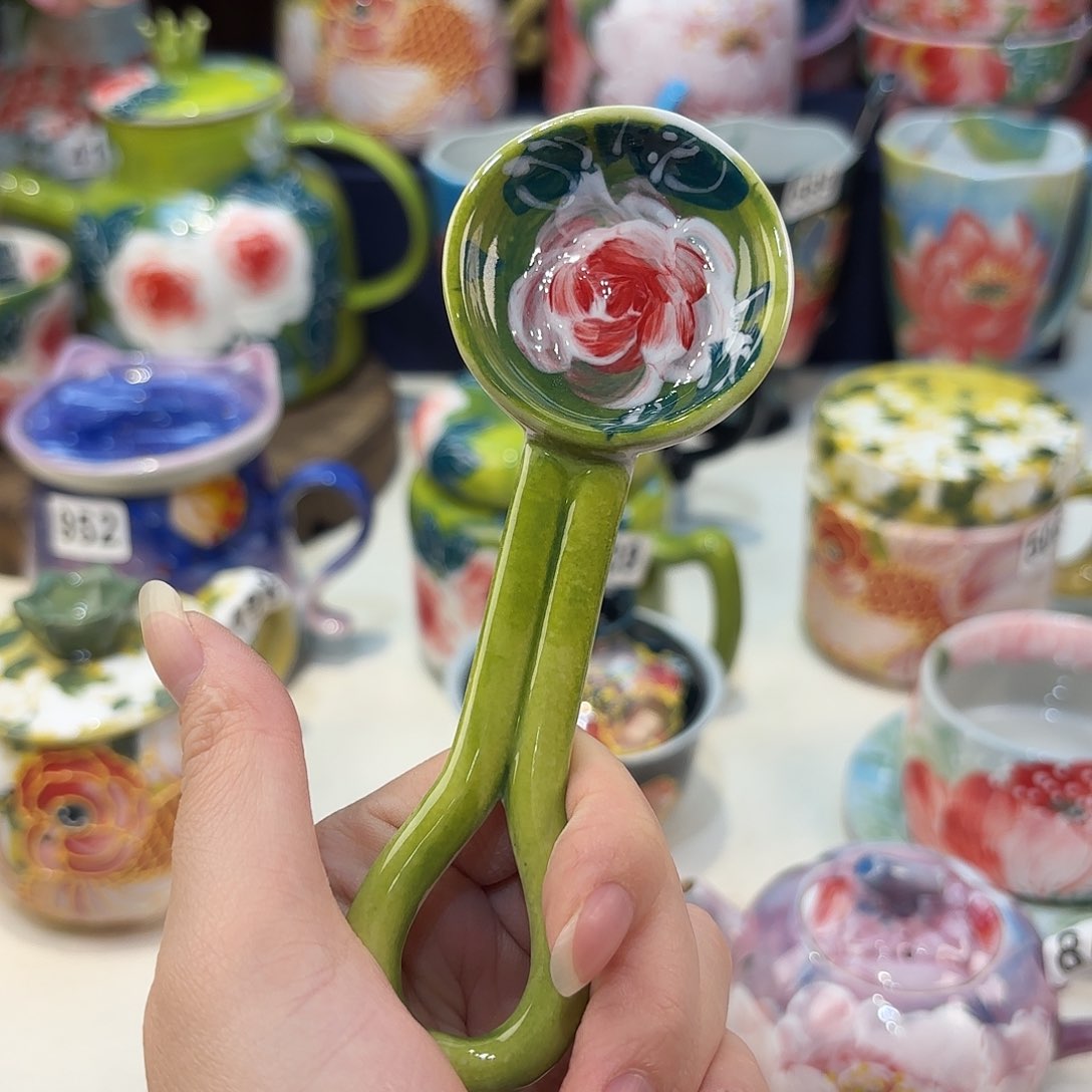 景德镇手绘高温釉下彩陶瓷茶具