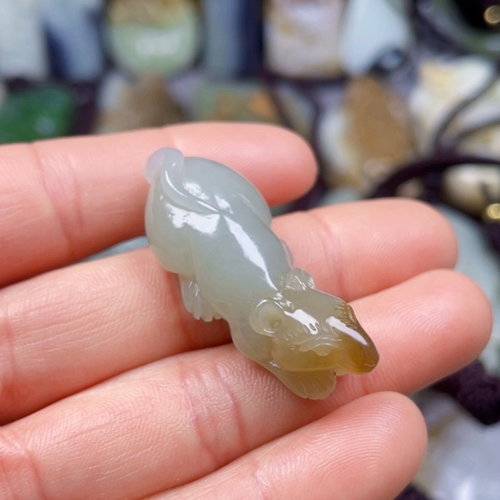 和田玉挂件未镶嵌