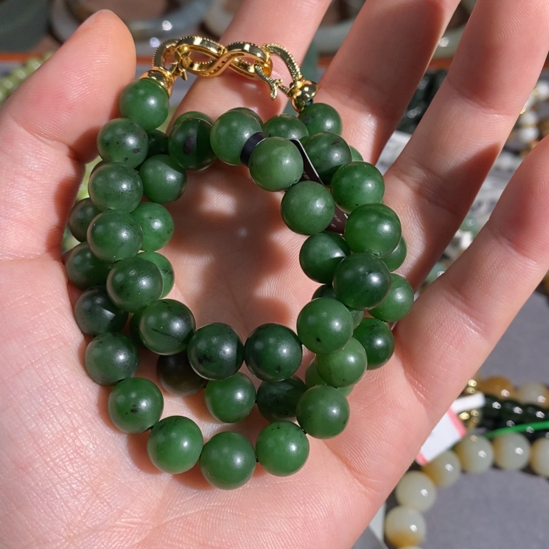 和田玉手串未镶嵌