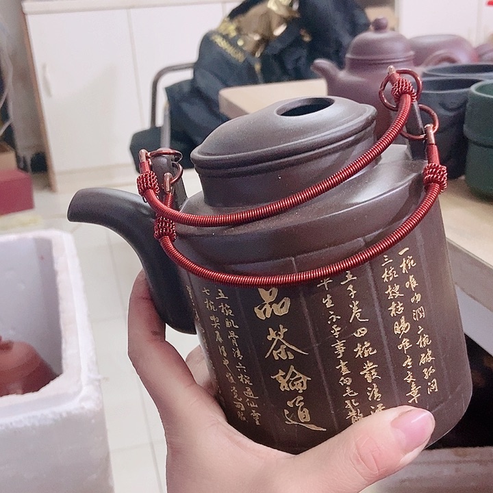 紫砂茶杯宜兴紫砂手工制作