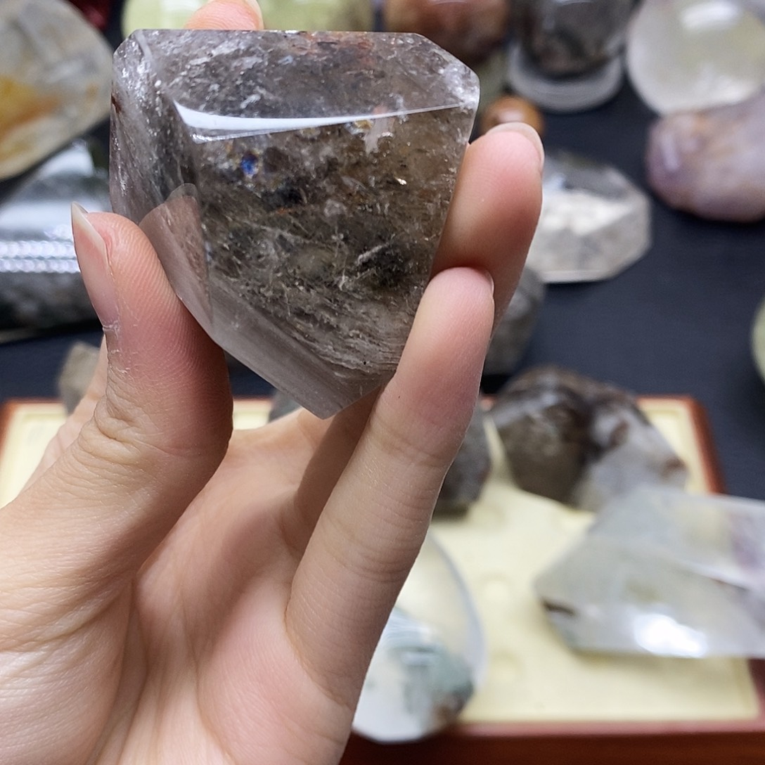 我***了未镶嵌水晶珠宝半成品171水晶石