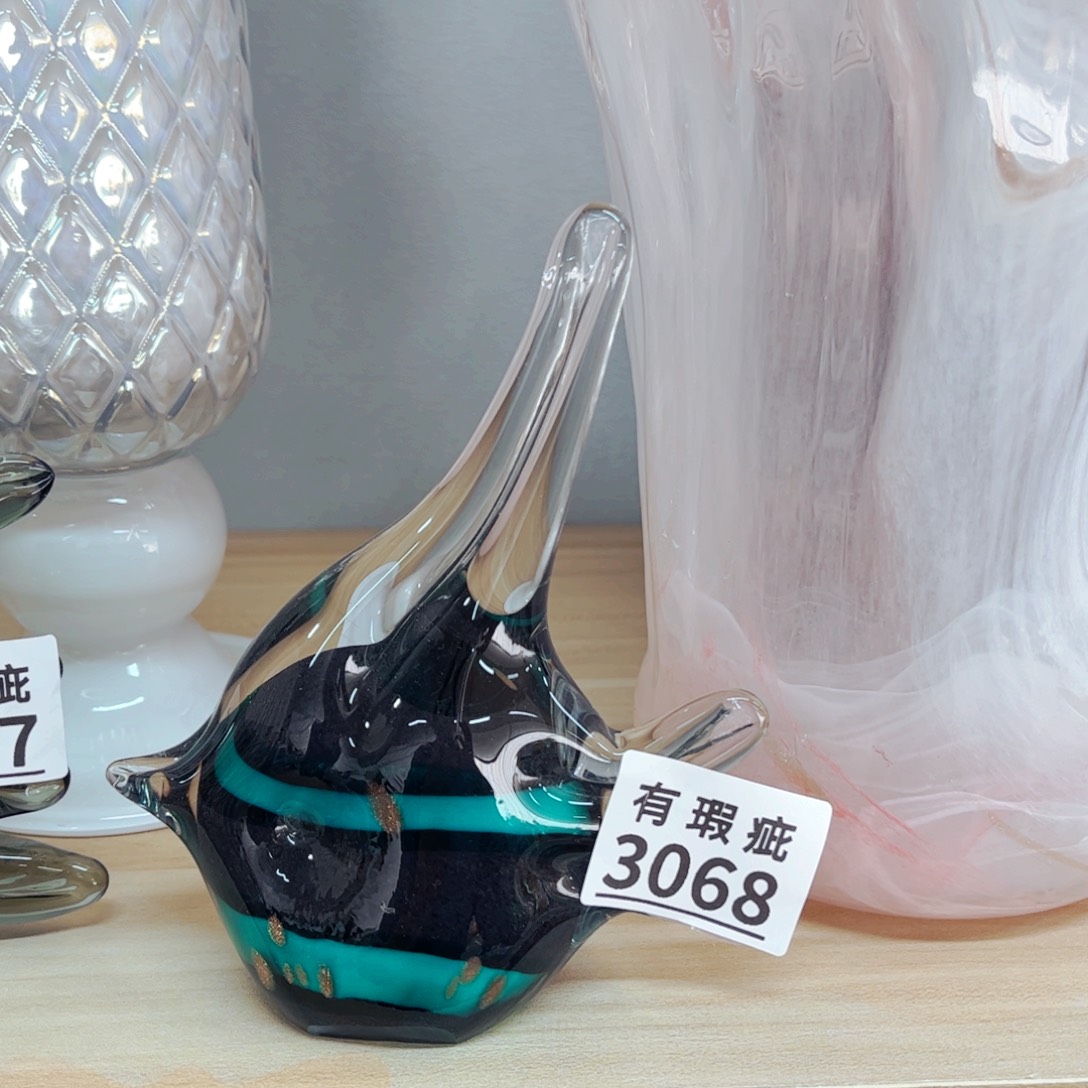 琉璃3968微瑕 花瓶家悦美居