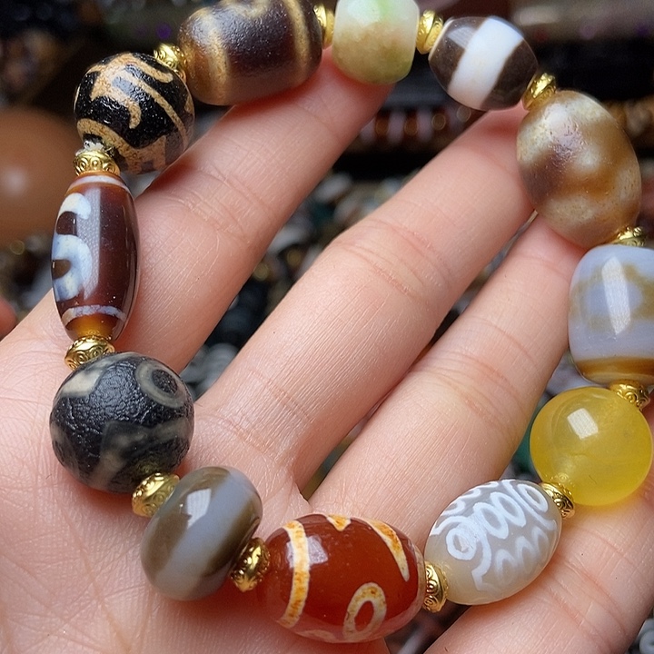 玛瑙/玉髓未镶嵌手链