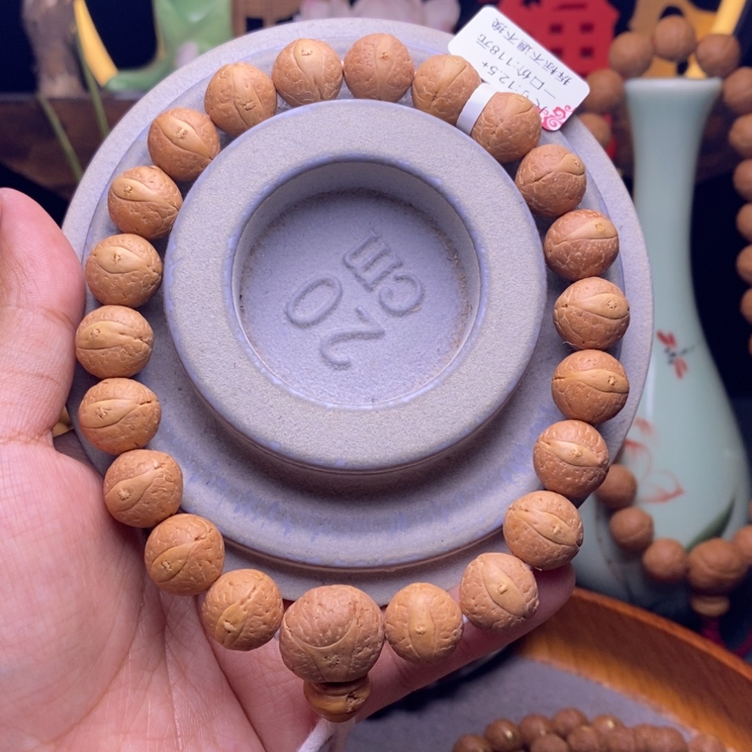 手串凤眼菩提12.5➕原皮手串