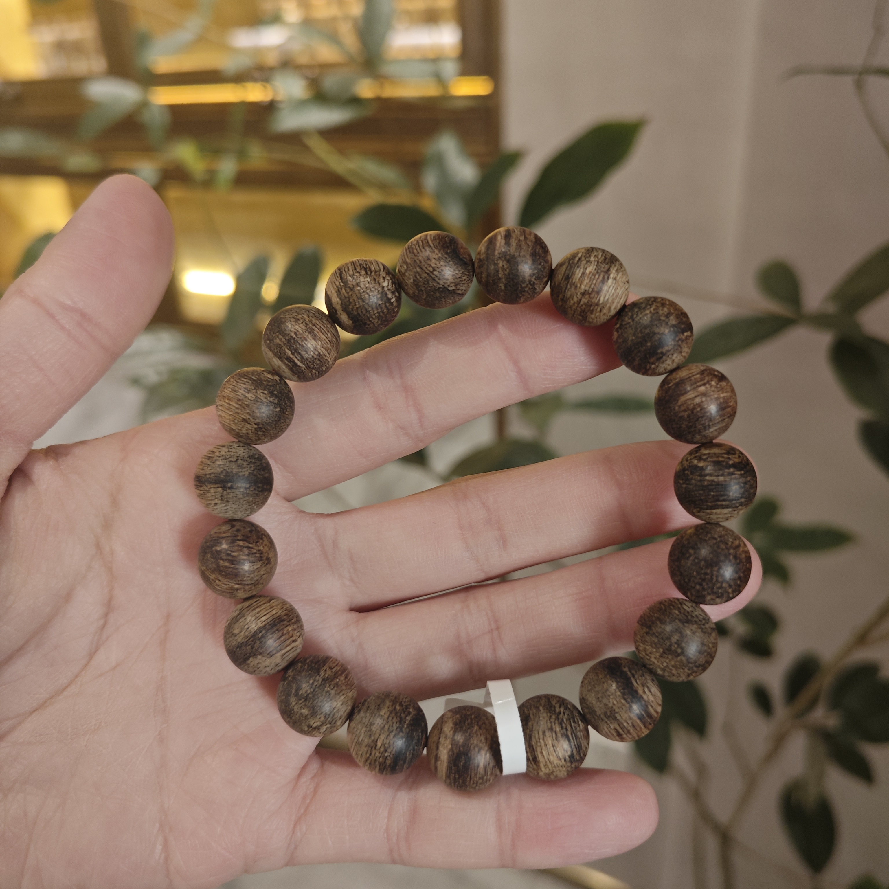 达拉干沉香1.1大小圆珠单圈