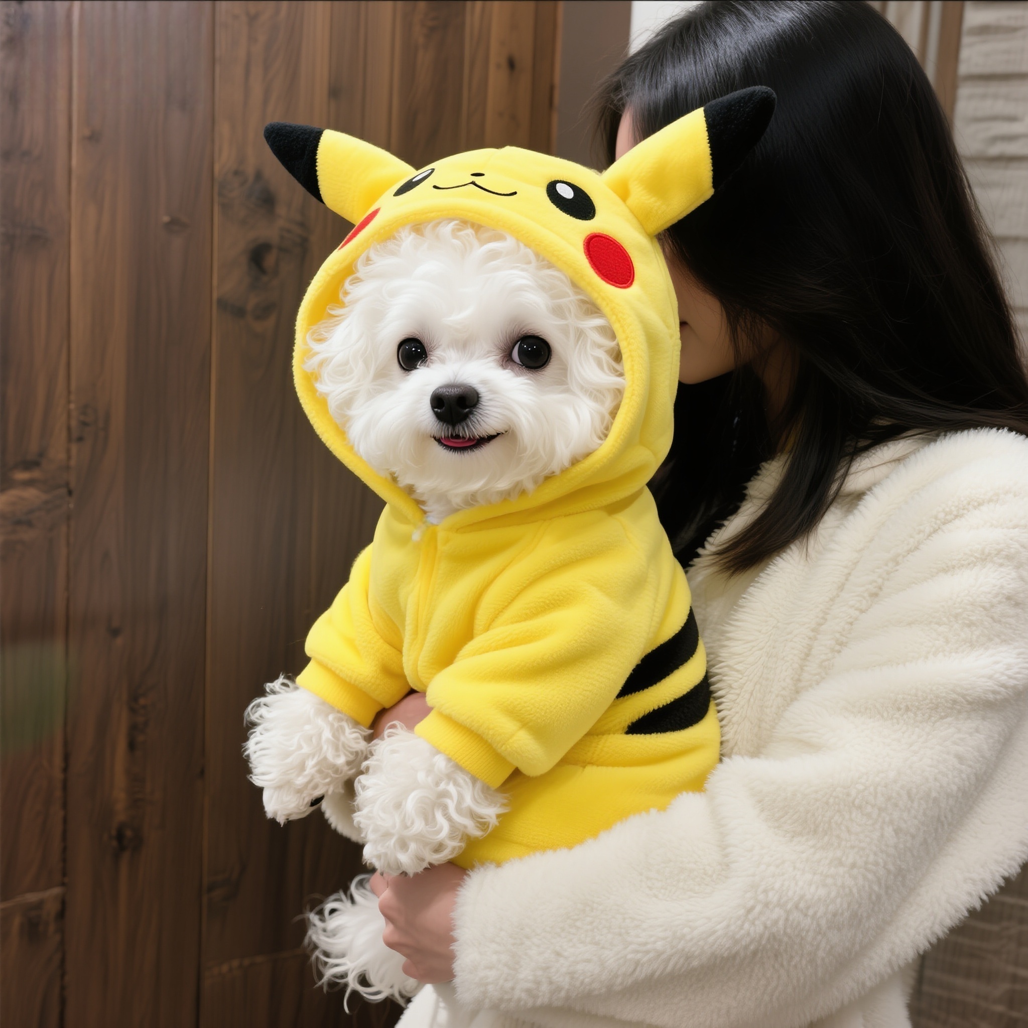 狗狗衣服可爱皮卡丘变身装宠物秋冬四脚衣适合猫咪狗狗中小型宠物