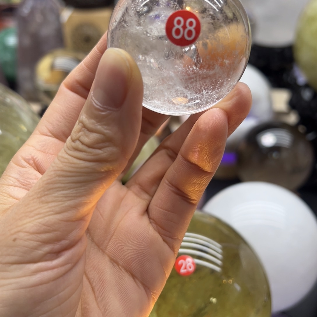 水晶珠宝半成品未镶嵌4.5