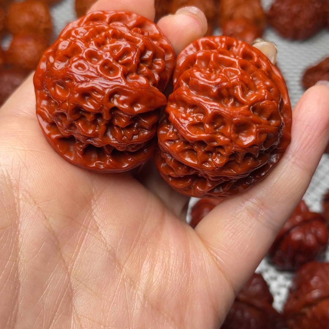 桃核吊坠Y****I文玩核桃 手把件 宫灯 43