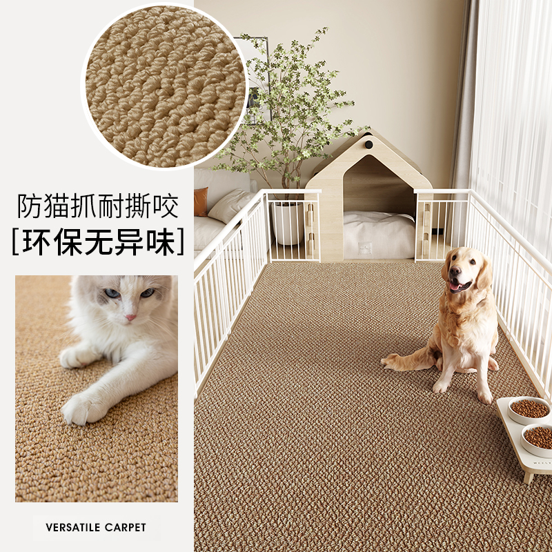菠萝圈猫抓垫宠物地垫磨爪不掉屑防抓耐磨耐用客厅卧室防猫抓地毯