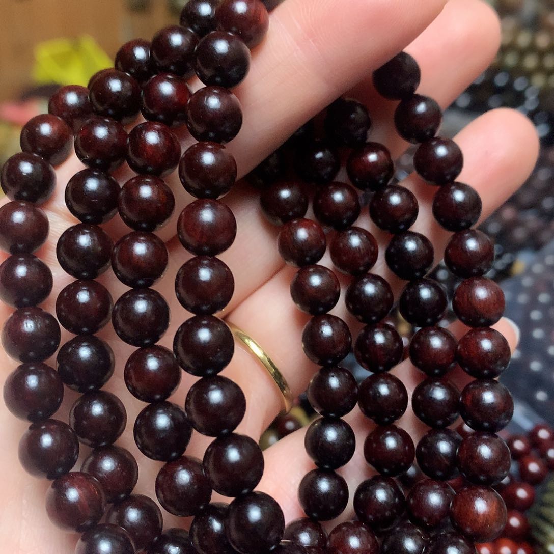 小叶紫檀手串/手链紫**?