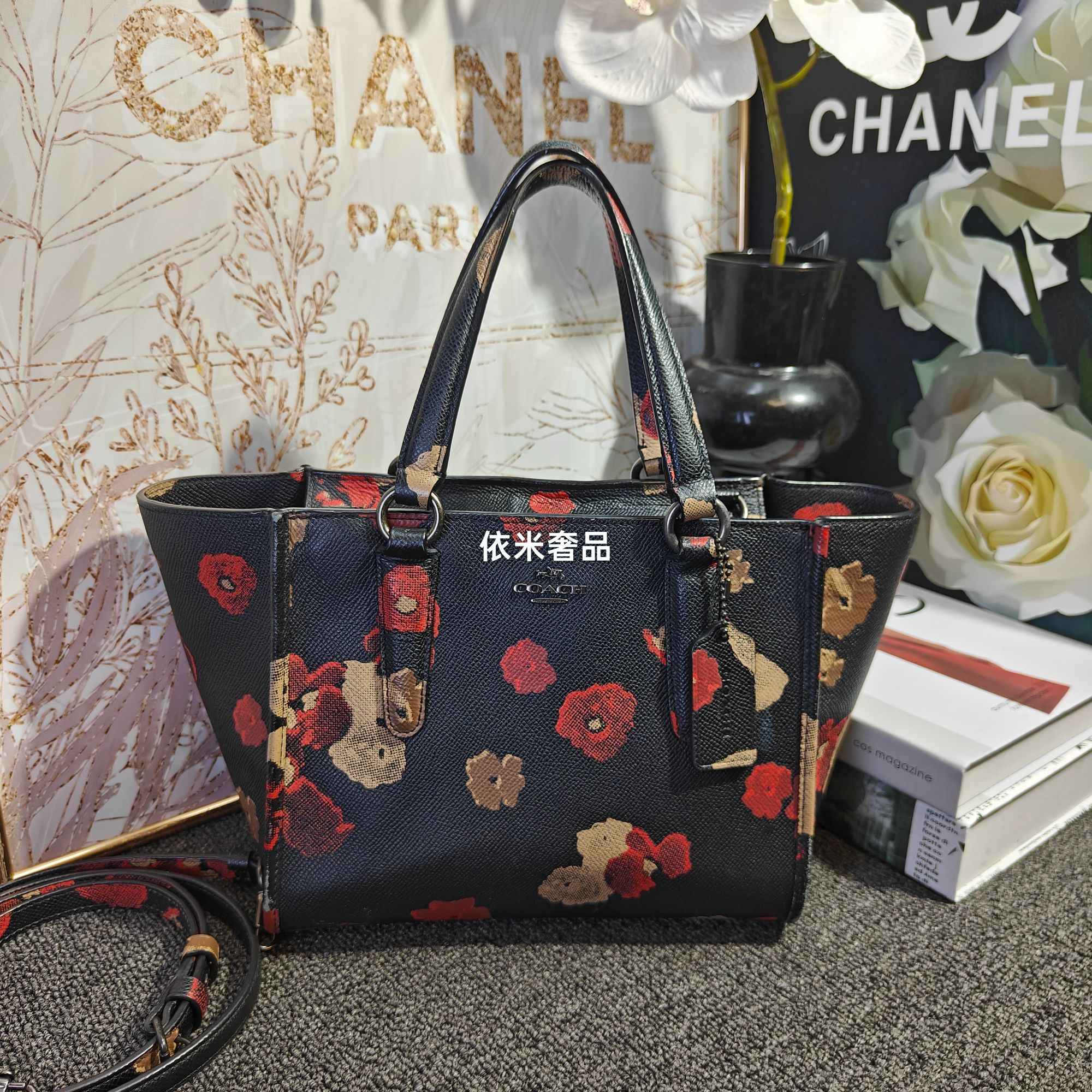 95新 COACH/蔻驰 蔻驰手提单肩包G25101995尺寸22.5*19