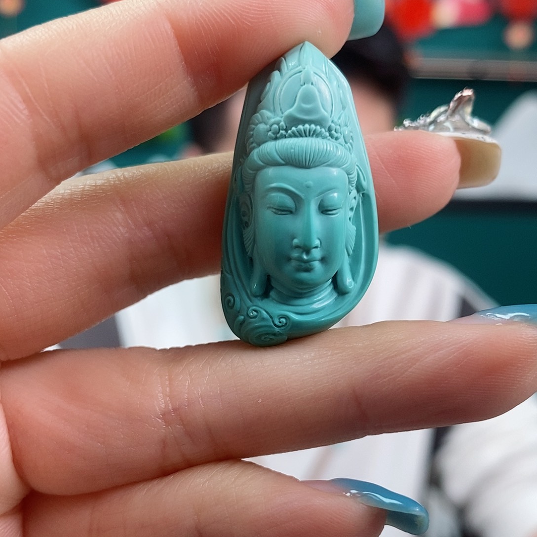 绿松石珠宝奇石未镶嵌