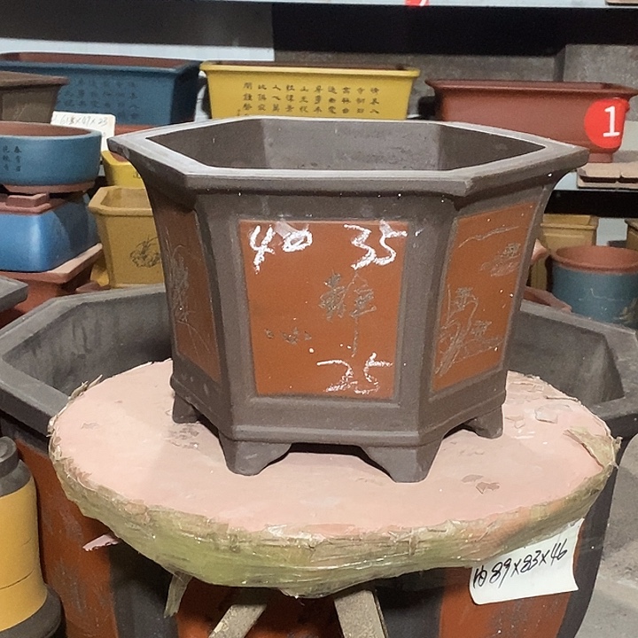 紫砂花盆花盆包邮