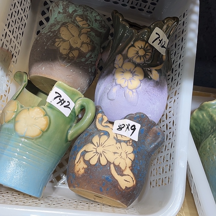 瓷片花盆福利多肉捏花