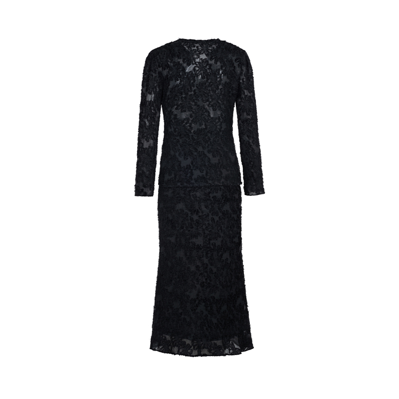 商场同款春秋新品艺术感雕花套装N201B41011