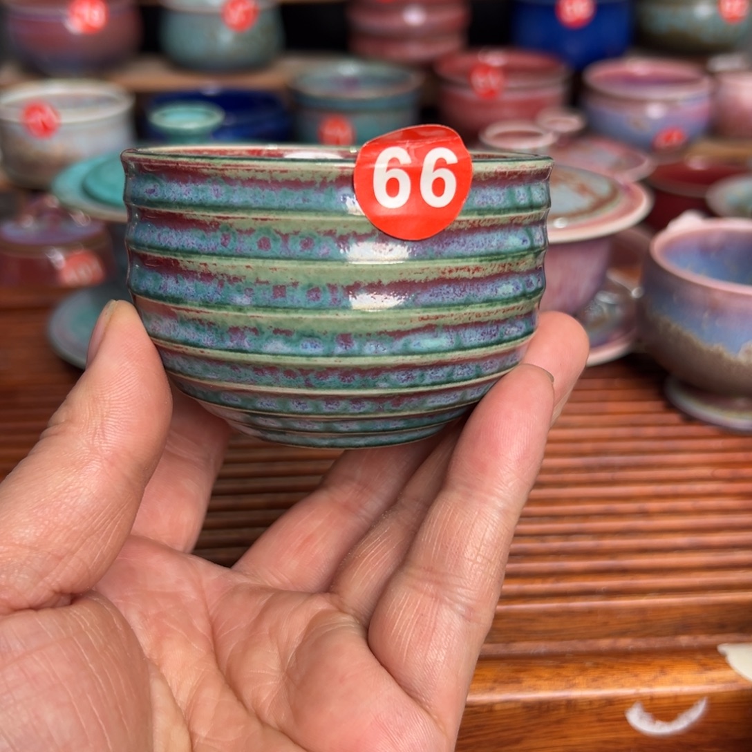 手工制作钧窑茶器