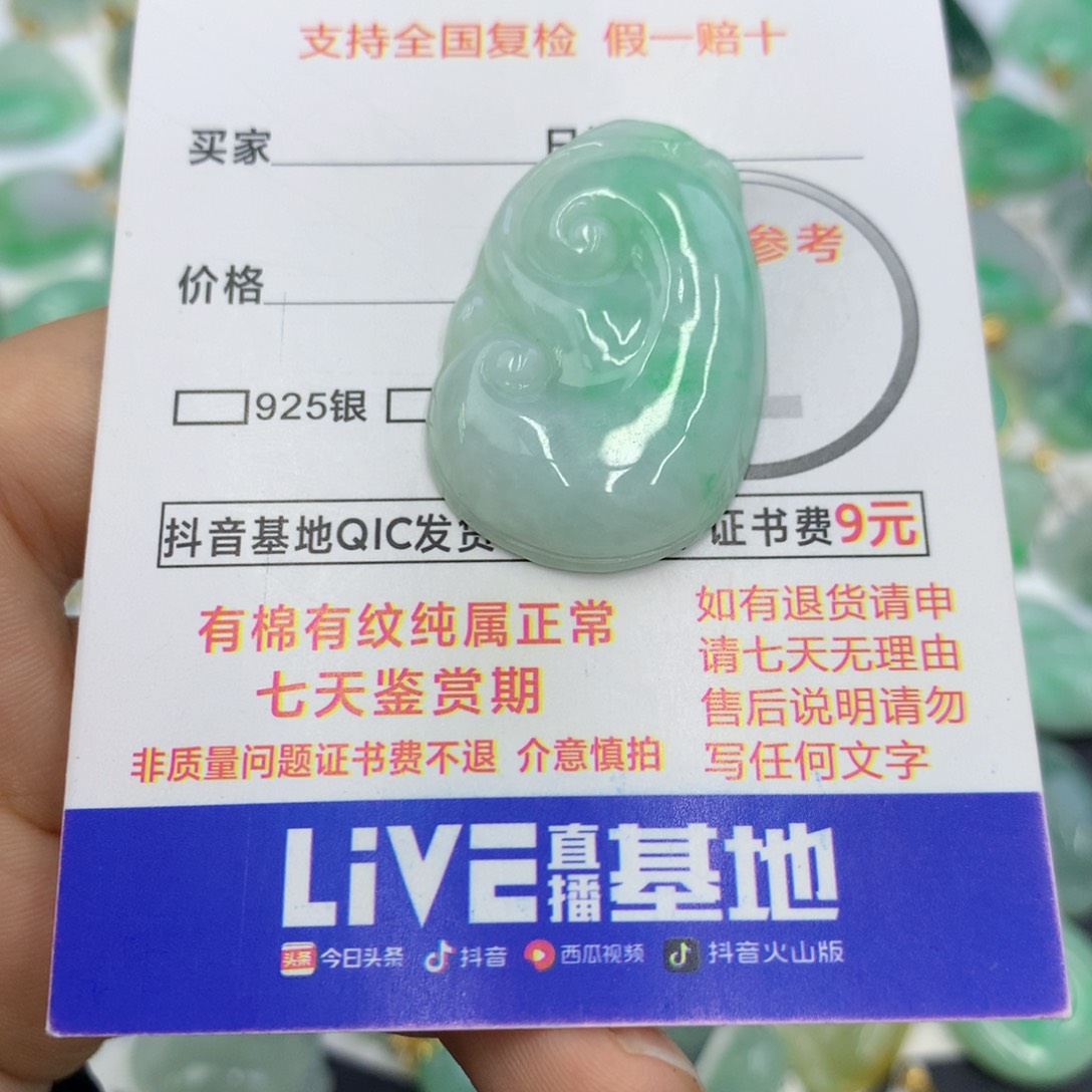 翡翠颈饰未镶嵌翡翠