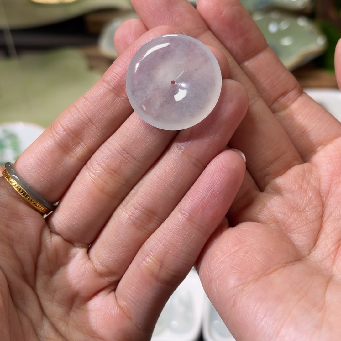 定制翡翠未镶嵌平安扣