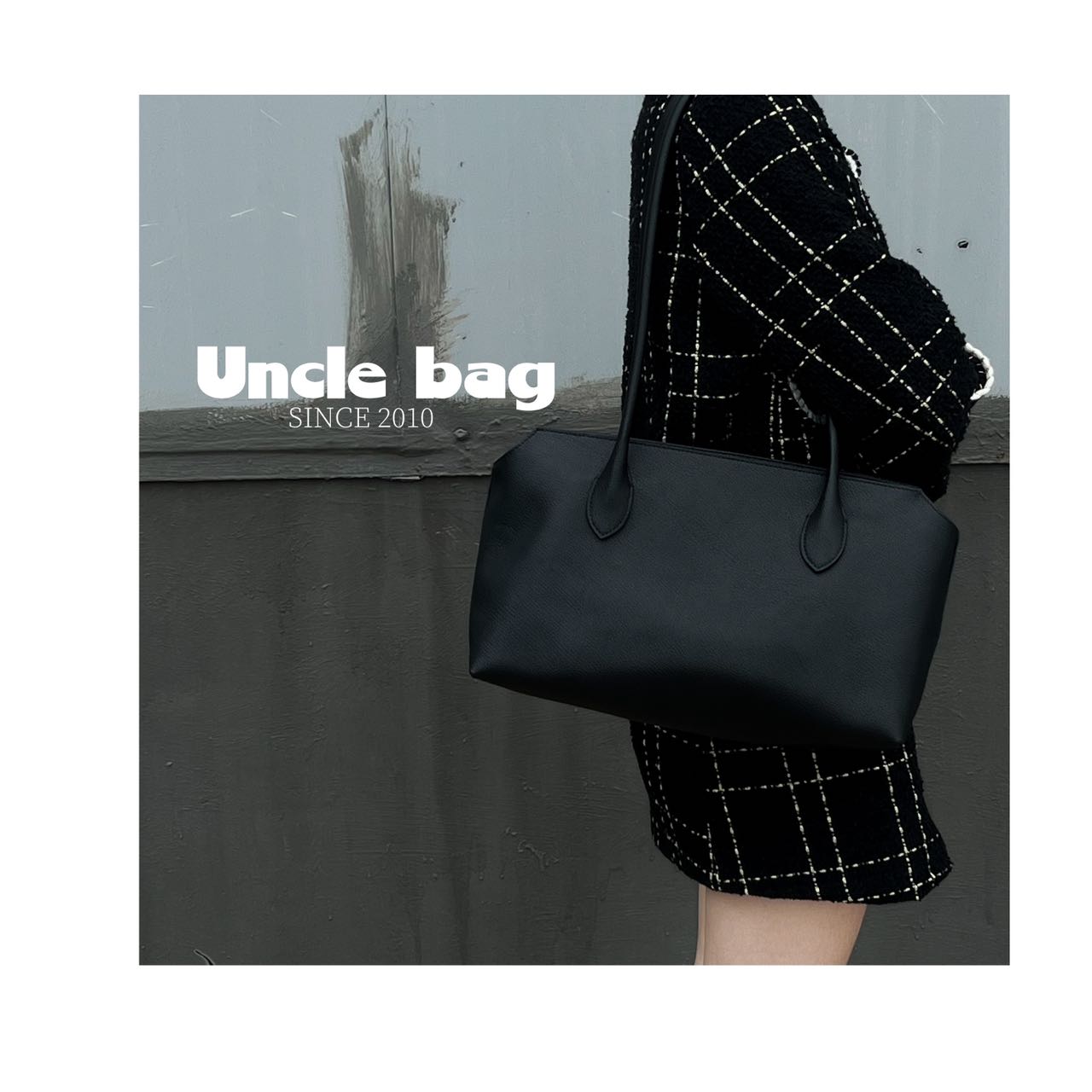 纯叔Tacy五店“长柄手提托特”小众高级感百搭单肩通勤大容量托特包