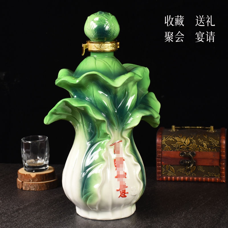 香得盛景德镇陶瓷 大白财摆件酒【简装发货】LQ52度