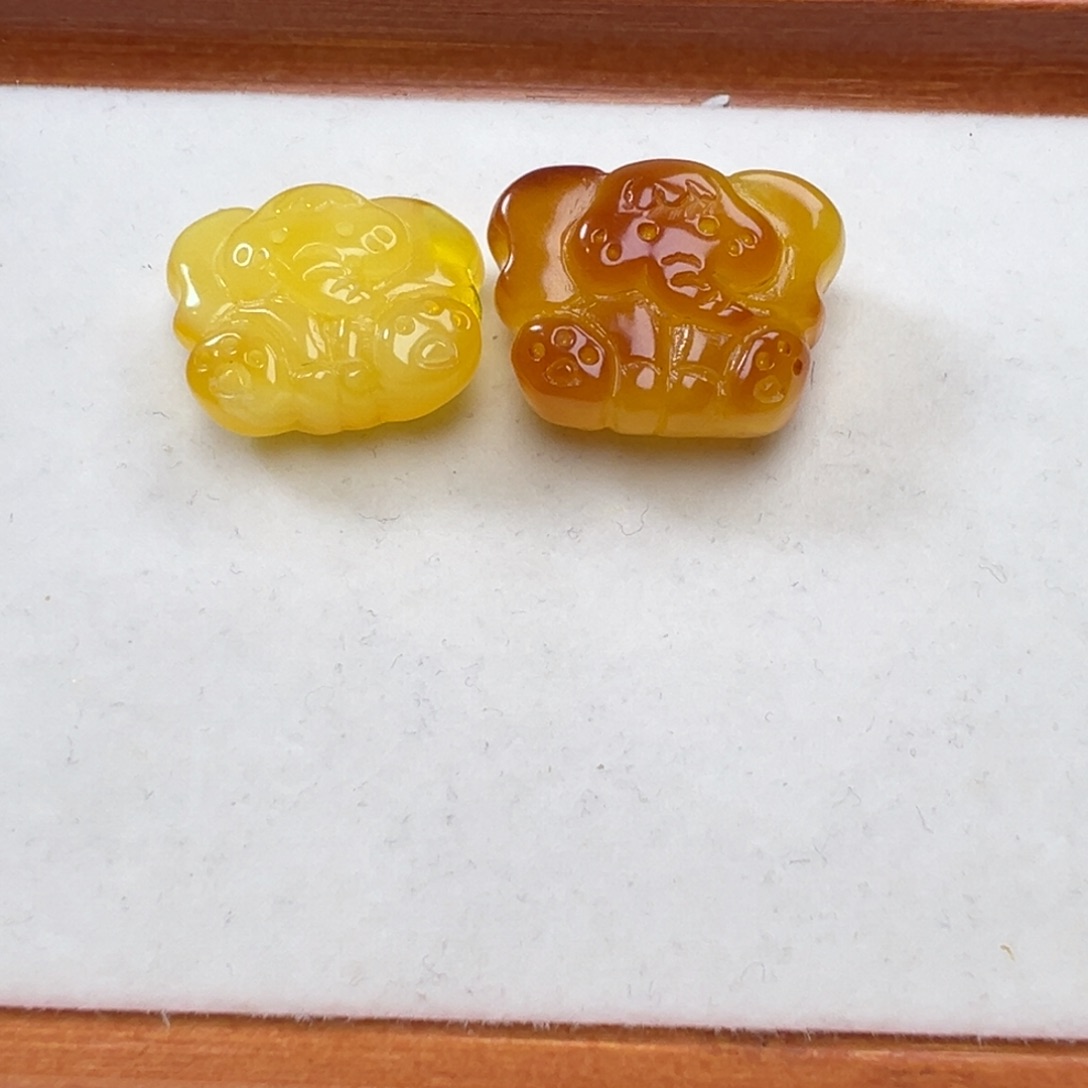 琥珀吊坠(不含链)未镶嵌妍*妍